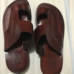 Hand made Leather Sandals ( ISREAL) Size 9